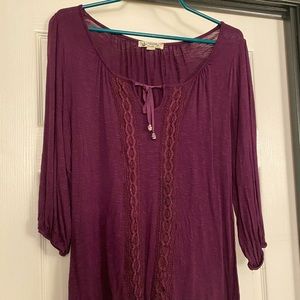 🍁 LAST CALL Plum Purple Cozy Shirt